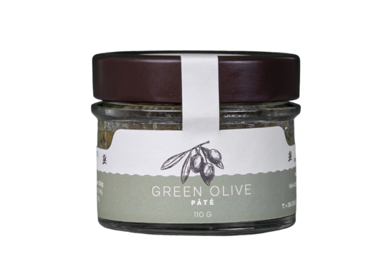 Ogygia Green Olive Pate Jar 110g